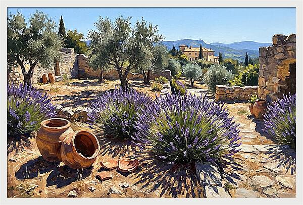 Mediterranean Garden Serenity