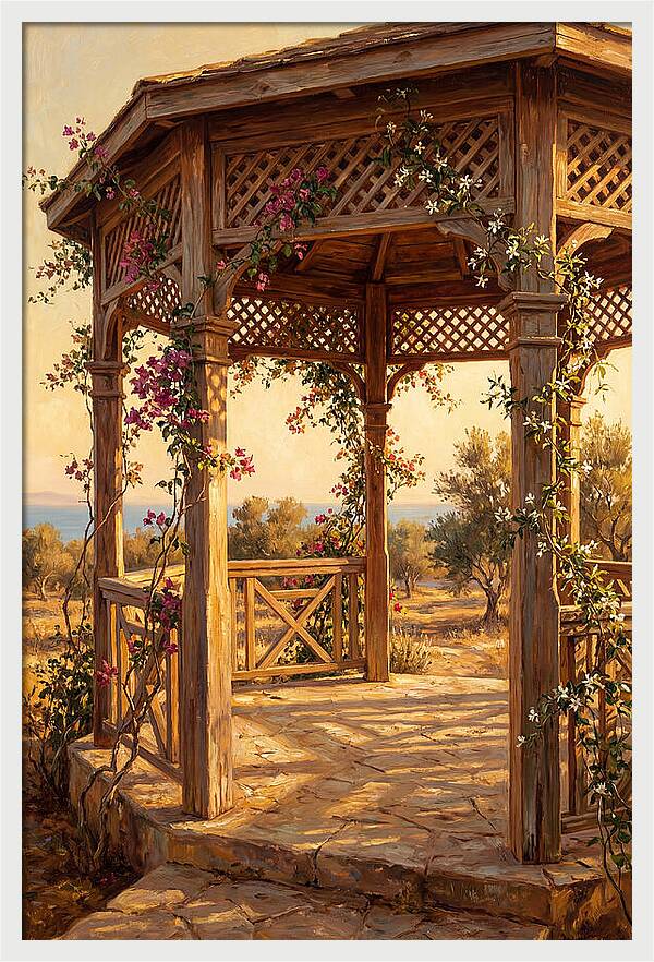 Mediterranean Gazebo Serenity