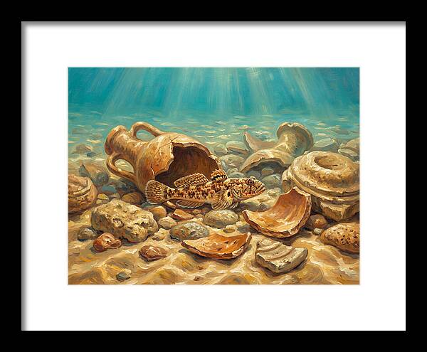 Mediterranean Goby Among Ruins