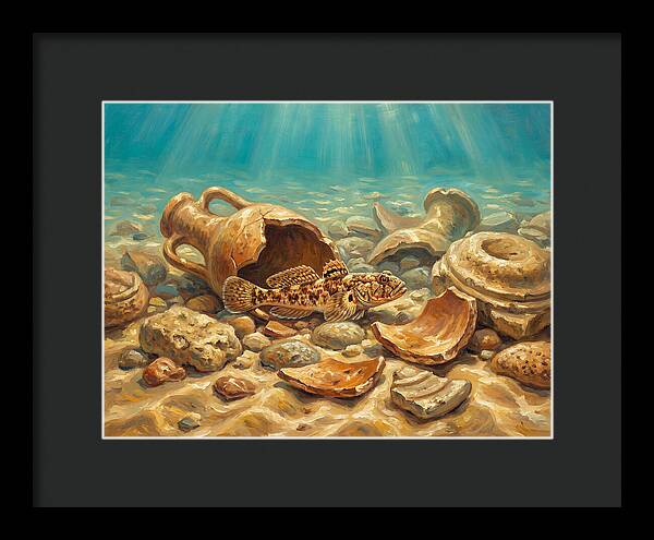Mediterranean Goby Among Ruins