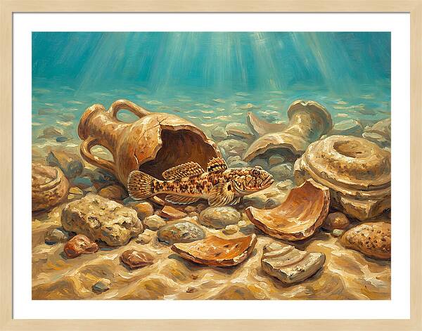 Mediterranean Goby Among Ruins