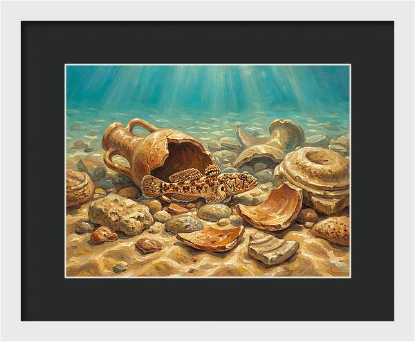 Mediterranean Goby Among Ruins