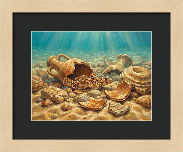 Mediterranean Goby Among Ruins