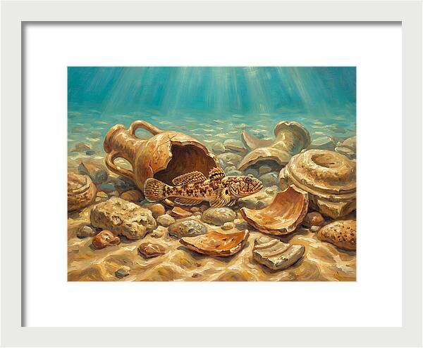 Mediterranean Goby Among Ruins
