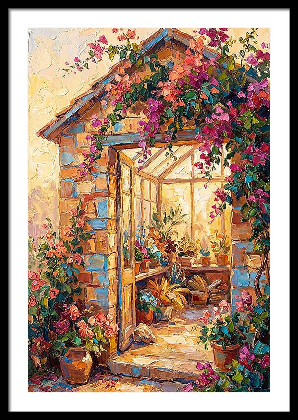 Mediterranean Greenhouse Oasis
