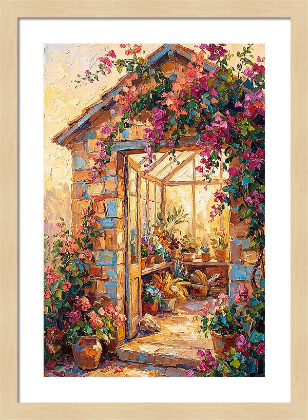 Mediterranean Greenhouse Oasis