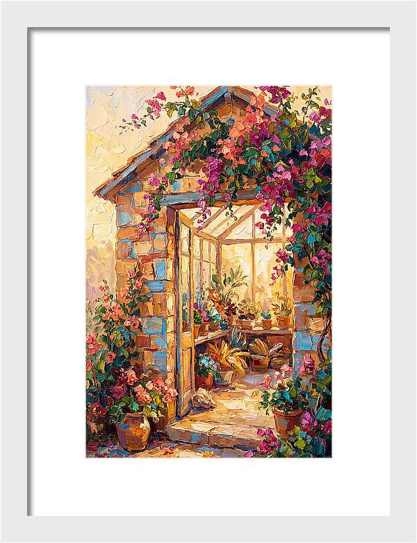 Mediterranean Greenhouse Oasis