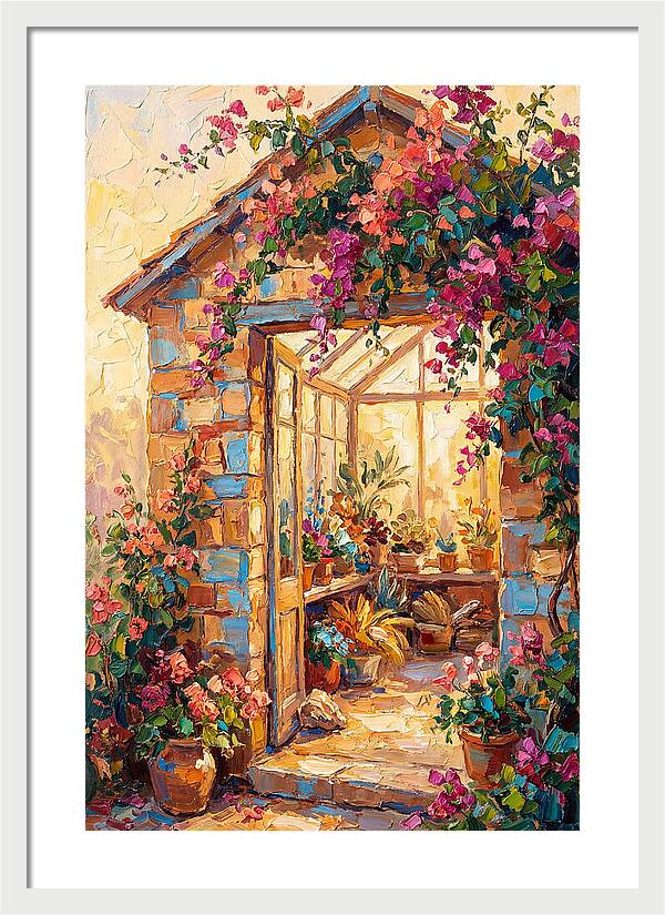 Mediterranean Greenhouse Oasis