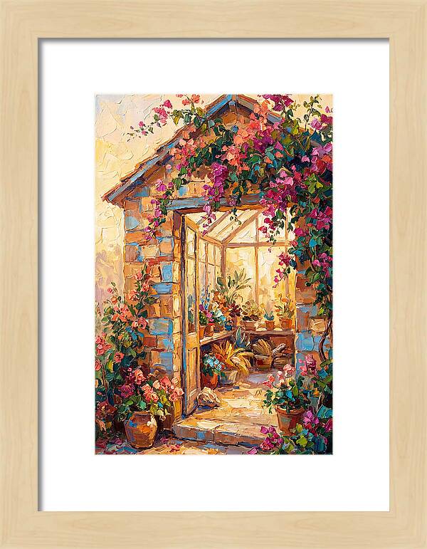 Mediterranean Greenhouse Oasis