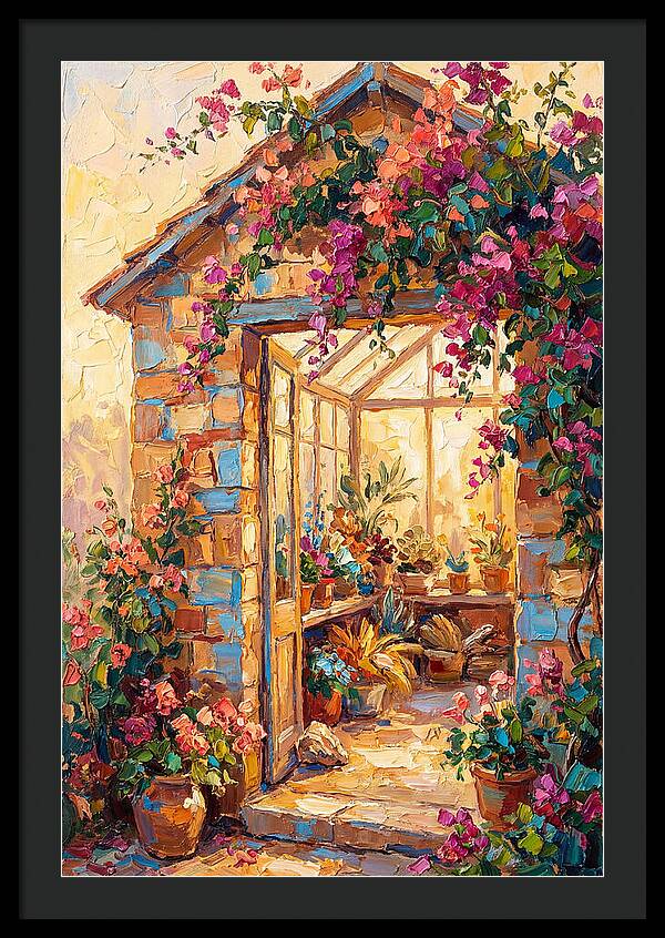 Mediterranean Greenhouse Oasis