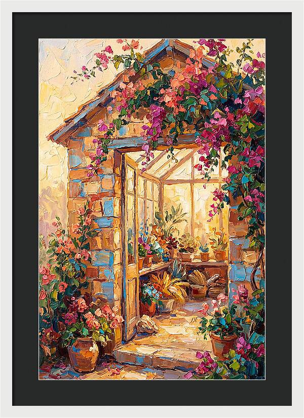 Mediterranean Greenhouse Oasis