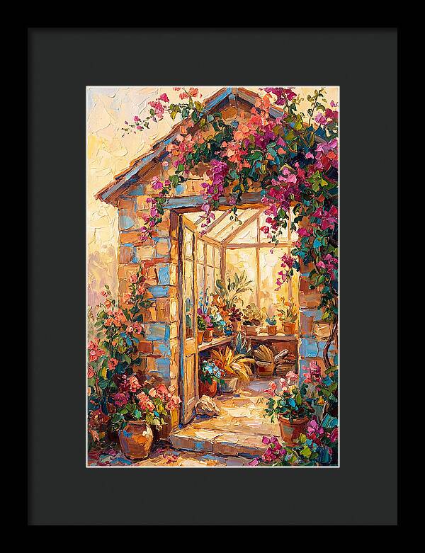 Mediterranean Greenhouse Oasis