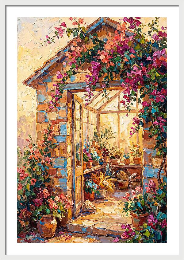 Mediterranean Greenhouse Oasis