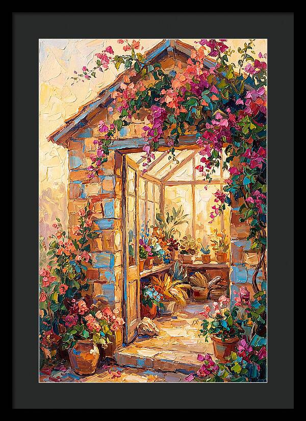Mediterranean Greenhouse Oasis
