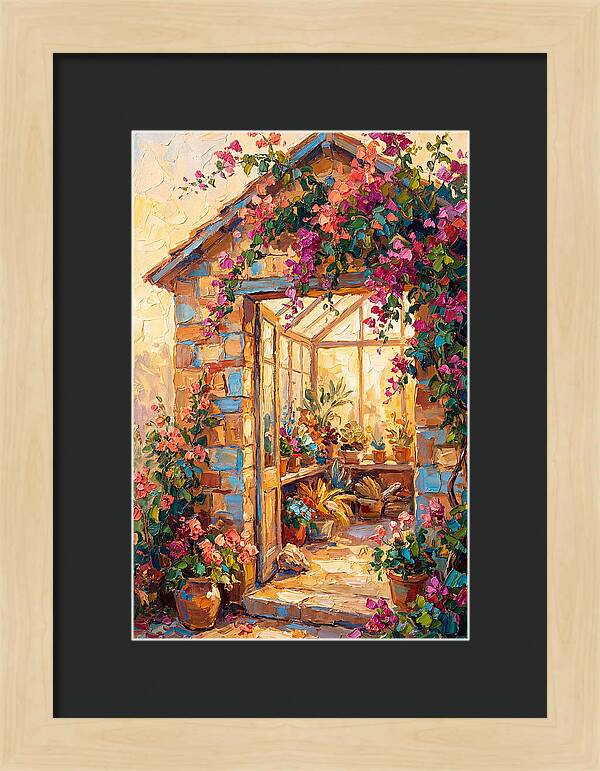 Mediterranean Greenhouse Oasis