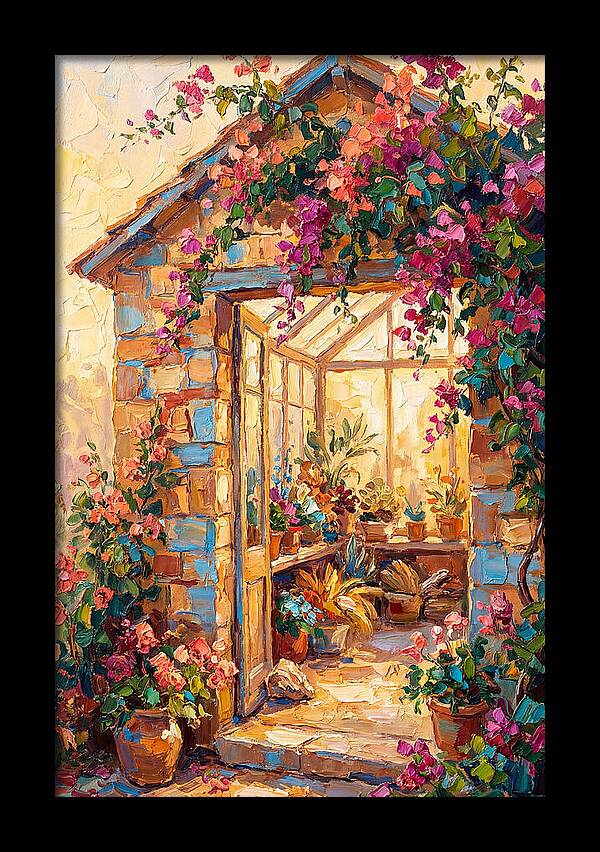 Mediterranean Greenhouse Oasis