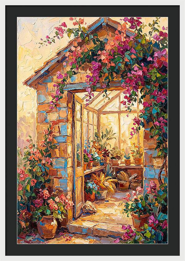 Mediterranean Greenhouse Oasis
