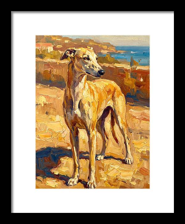 Mediterranean Greyhound Portrait
