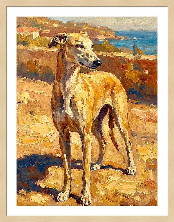Mediterranean Greyhound Portrait