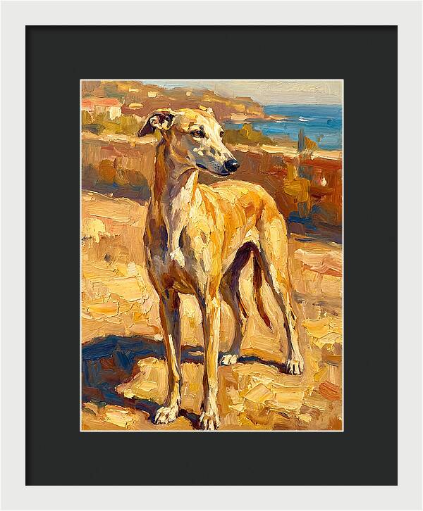 Mediterranean Greyhound Portrait