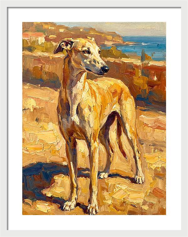 Mediterranean Greyhound Portrait