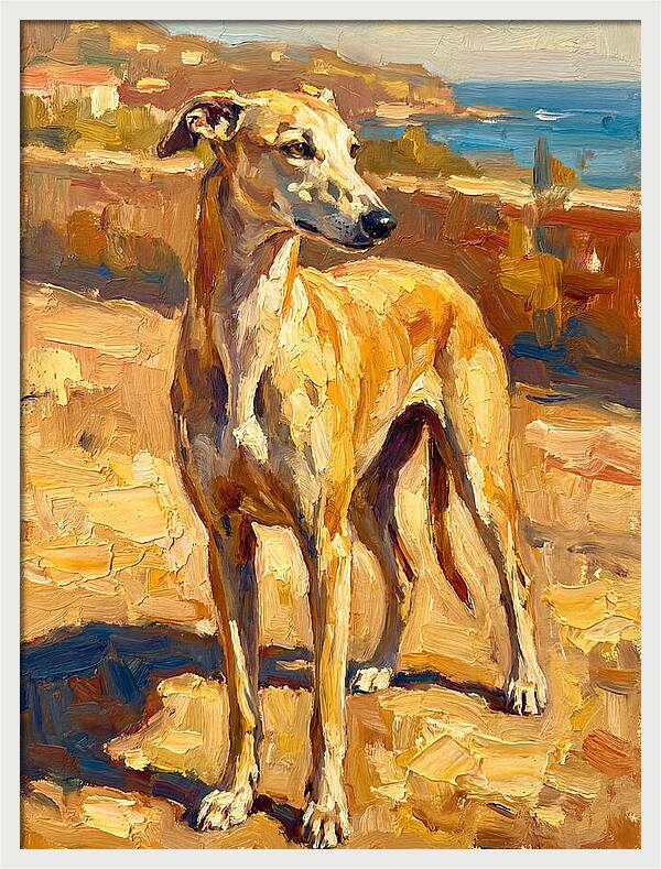 Mediterranean Greyhound Portrait