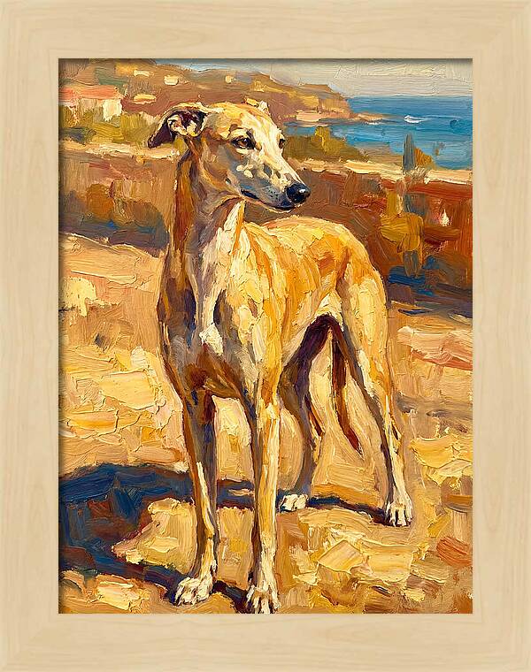 Mediterranean Greyhound Portrait