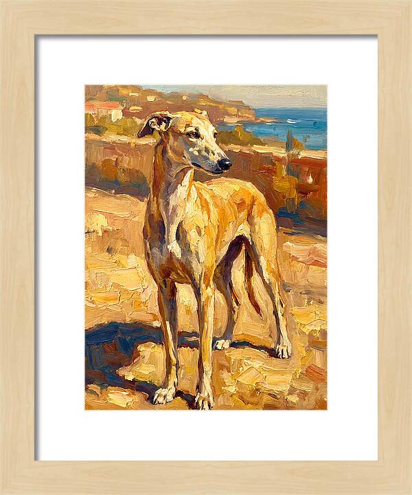 Mediterranean Greyhound Portrait