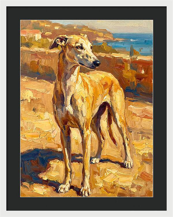 Mediterranean Greyhound Portrait