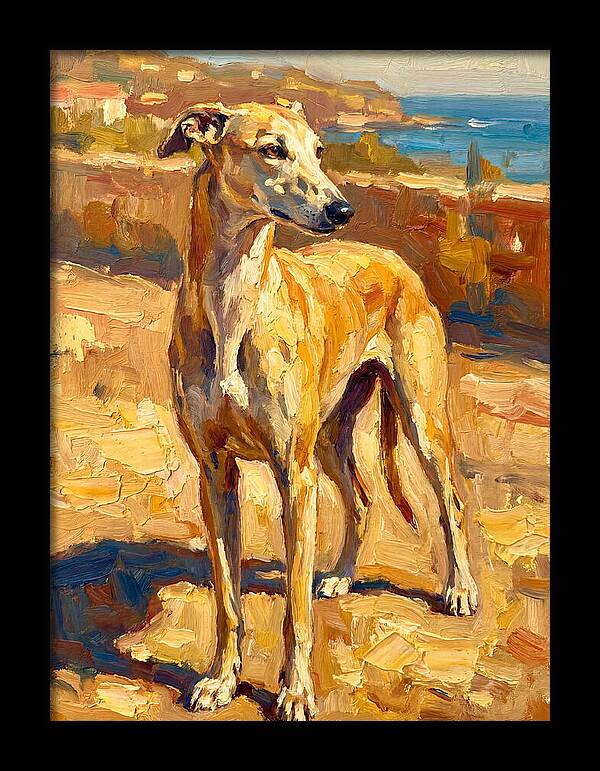 Mediterranean Greyhound Portrait