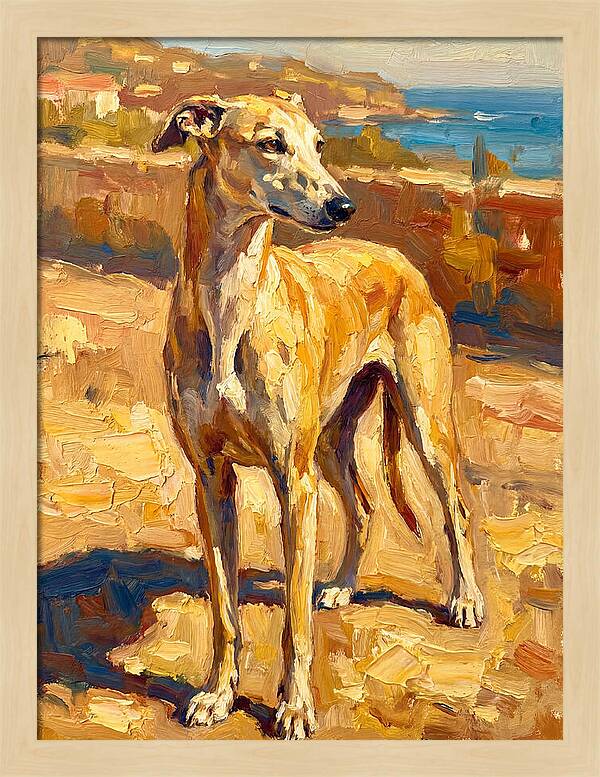 Mediterranean Greyhound Portrait