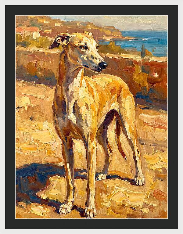 Mediterranean Greyhound Portrait