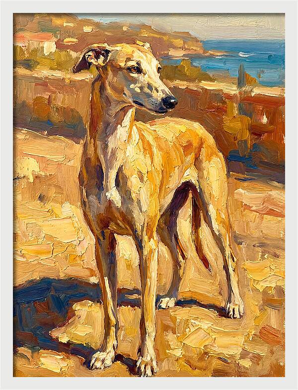 Mediterranean Greyhound Portrait