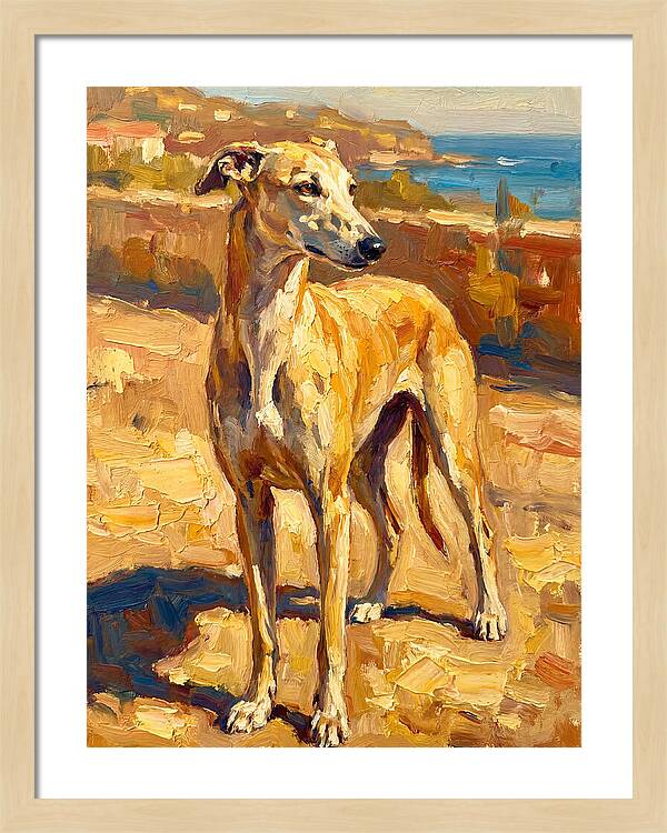 Mediterranean Greyhound Portrait