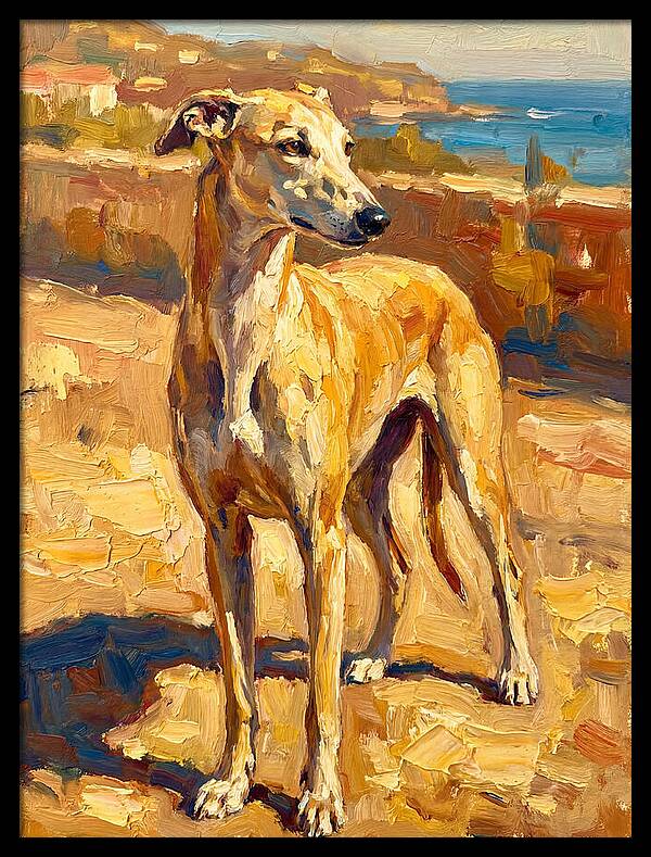 Mediterranean Greyhound Portrait