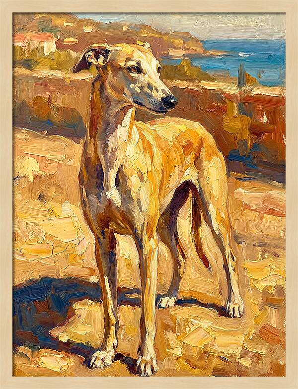 Mediterranean Greyhound Portrait