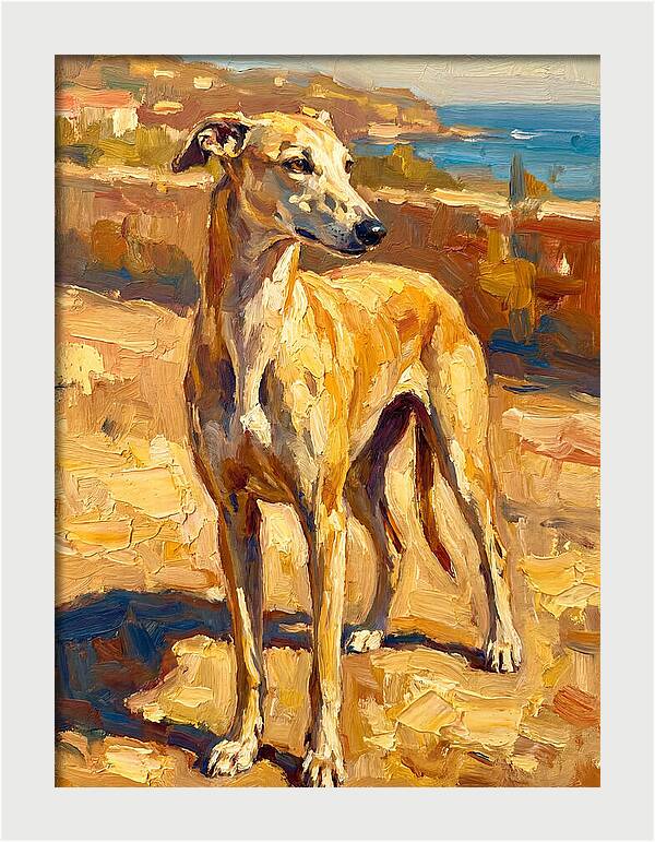 Mediterranean Greyhound Portrait