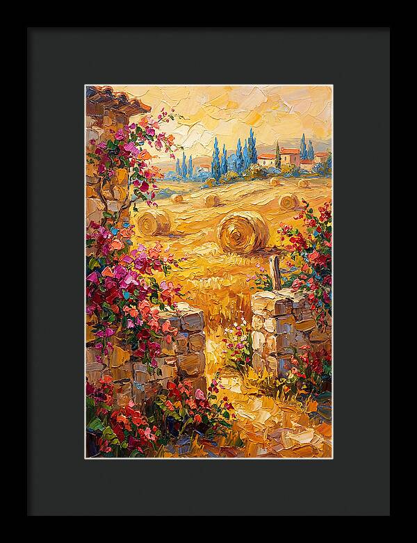Mediterranean Hayfield Serenity