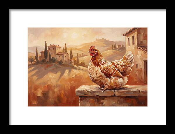 Mediterranean Hen At Dusk