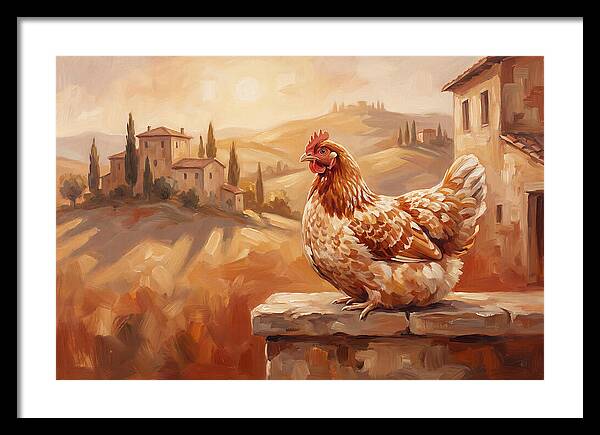 Mediterranean Hen At Dusk