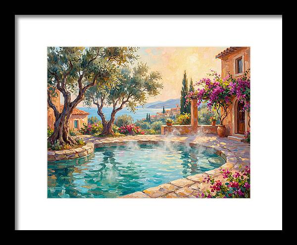 Mediterranean Hot Spring Oasis