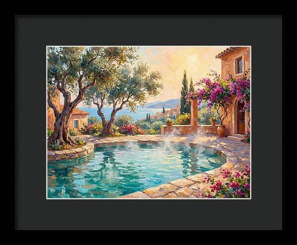 Mediterranean Hot Spring Oasis