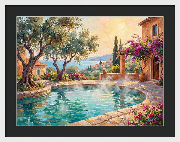 Mediterranean Hot Spring Oasis