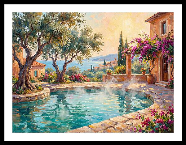 Mediterranean Hot Spring Oasis