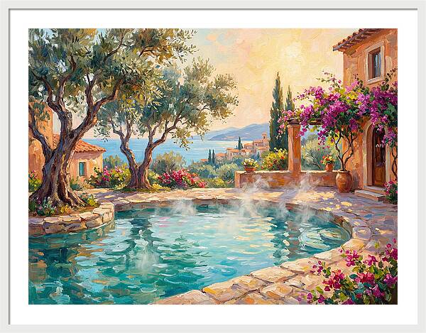 Mediterranean Hot Spring Oasis
