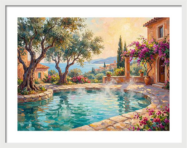 Mediterranean Hot Spring Oasis