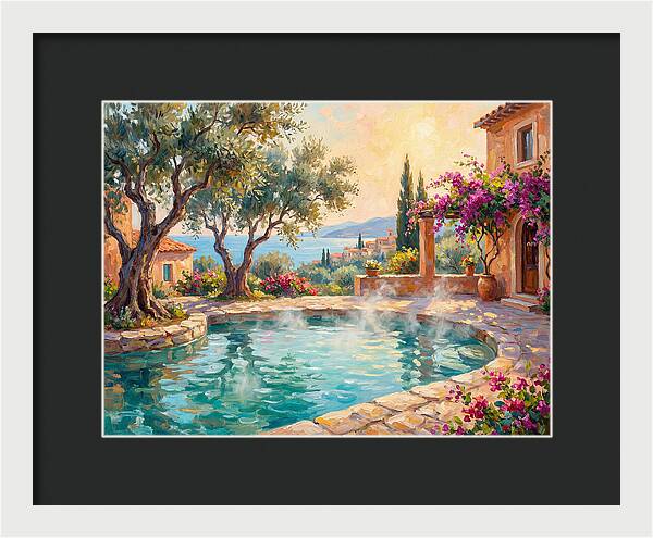 Mediterranean Hot Spring Oasis