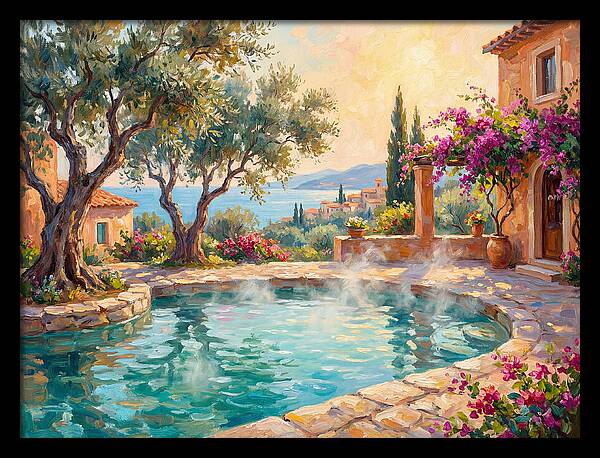 Mediterranean Hot Spring Oasis