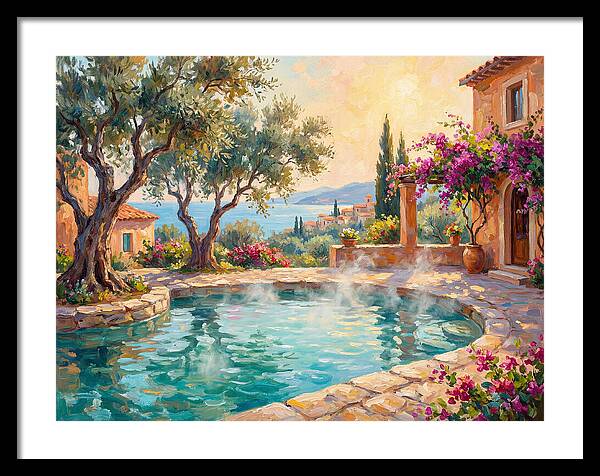 Mediterranean Hot Spring Oasis