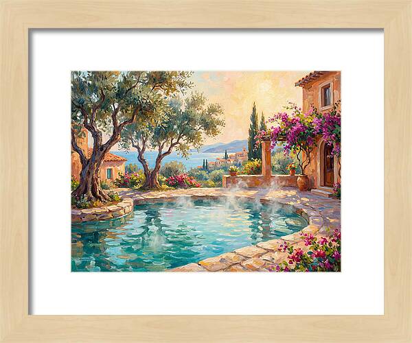 Mediterranean Hot Spring Oasis